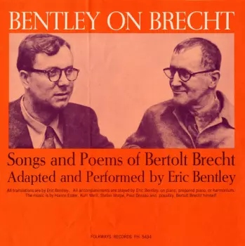 Bentley On Brecht: Songs & Poems Of Bertolt Brecht