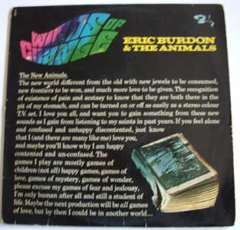 LP Eric Burdon & The Animals: Winds Of Change