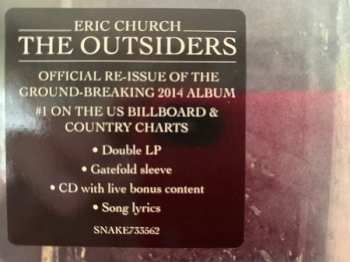 2LP/CD Eric Church: The Outsiders