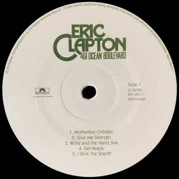 LP Eric Clapton: 461 Ocean Boulevard