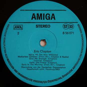 LP Eric Clapton: Eric Clapton