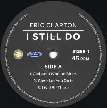 2LP Eric Clapton: I Still Do