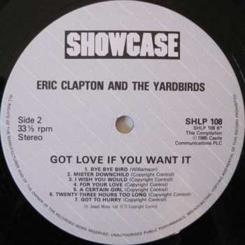 LP The Yardbirds: Got Love If You Want It