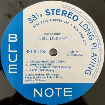 LP Eric Dolphy: Out To Lunch!