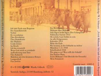 CD Dieter Süverkrüp: Erich Mühsam: Ich Lade Euch Zum Requiem