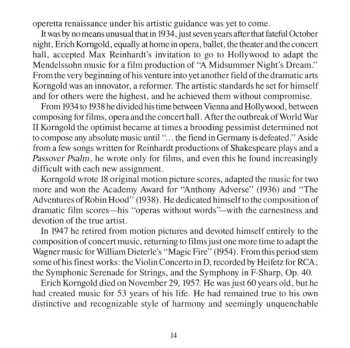 CD Erich Wolfgang Korngold: Elizabeth And Essex (The Classic Film Scores Of Erich Wolfgang Korngold)