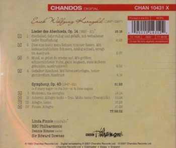 CD Erich Wolfgang Korngold: Symphony, Lieder des Abschieds