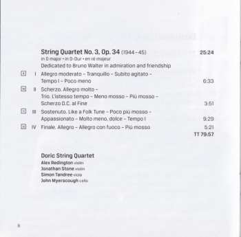 CD Erich Wolfgang Korngold: The String Quartets