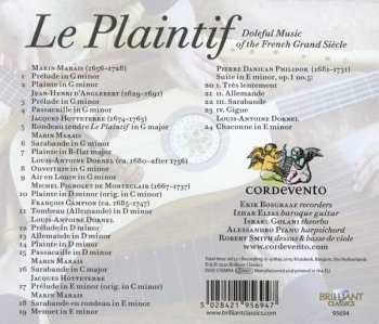 CD Erik Bosgraaf: Le Plaintif - Doleful Music For The French Grand Siècle