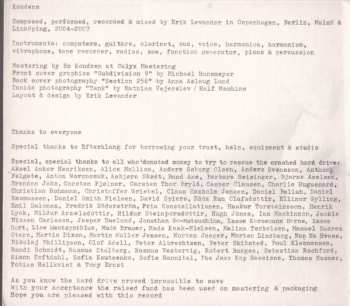 CD Erik Levander: Kondens