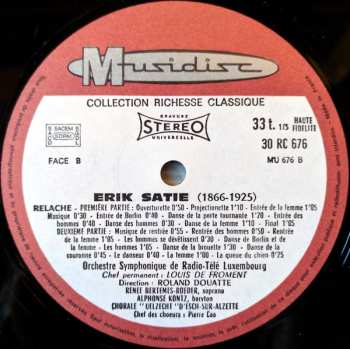 LP Erik Satie: Parade / Geneviève De Brabant / Relâche