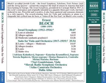 CD Slovak Radio Symphony Orchestra: Israel Symphony, Suite for Viola and Orchestra