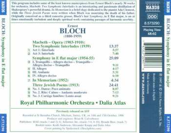 CD The Royal Philharmonic Orchestra: Symphony In E Flat Major • Macbeth: Two Interludes • Three Jewish Poems • In Memorium