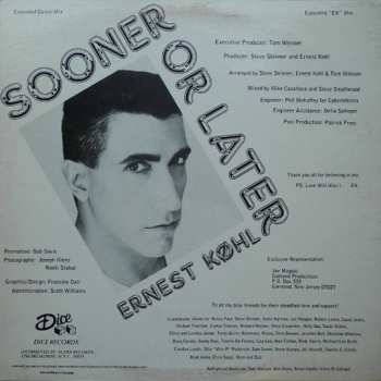 LP Ernest Kohl: Sooner Or Later (Extended Dance Mix)
