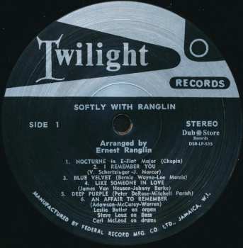 LP Ernest Ranglin: Softly With Ranglin