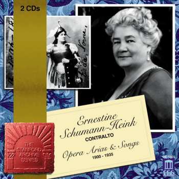 2CD Ernestine Schumann-Heink: Opera Arias & Songs (1900-1935)