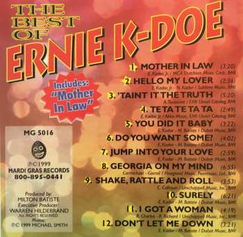 CD Ernie K Doe: The Best Of Ernie K-Doe