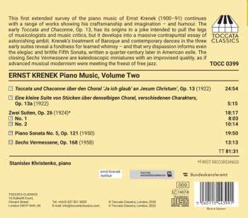 CD Ernst Krenek: Piano Music, Volume Two