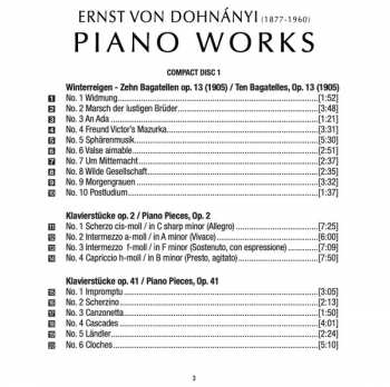 2CD Ernst von Dohnányi: Piano Works
