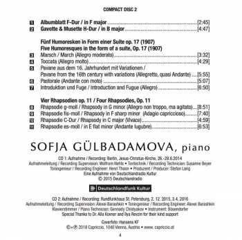 2CD Ernst von Dohnányi: Piano Works