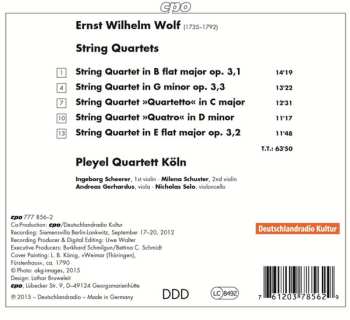 CD Pleyel Quartett Köln: String Quartets