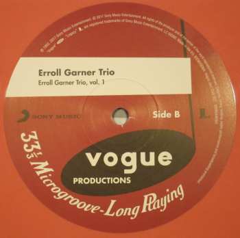 LP Erroll Garner Trio: Erroll Garner Trio Vol.1 CLR