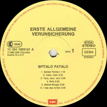 LP EAV (Erste Allgemeine Verunsicherung): Spitalo Fatalo