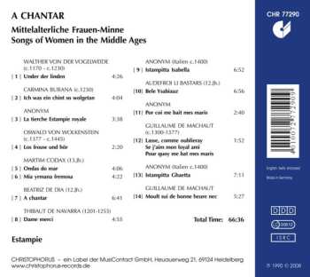 CD Estampie: A Chantar - Lieder Der Frauen-Minne