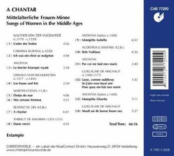 CD Estampie: A Chantar - Lieder Der Frauen-Minne