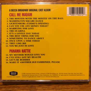CD Ethel Merman: 12 Songs From Call Me Madam (With Selections From Panama Hattie)