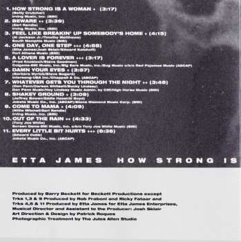 CD Etta James: How Strong Is A Woman (The Island Sessions)