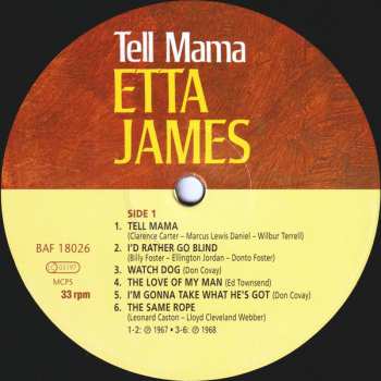 LP Etta James: Tell Mama