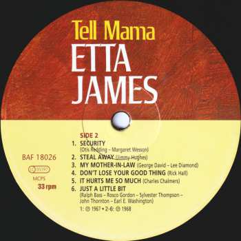 LP Etta James: Tell Mama