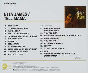 CD Etta James: Tell Mama +10 LTD