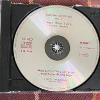 CD Eugene Bozza: Spectrum Saxofonis Vol. 2