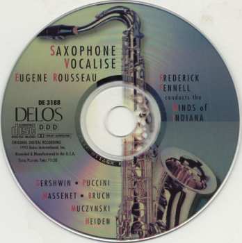 CD Eugene Rousseau: Saxophone Vocalise