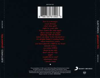 CD Eurythmics: Greatest Hits