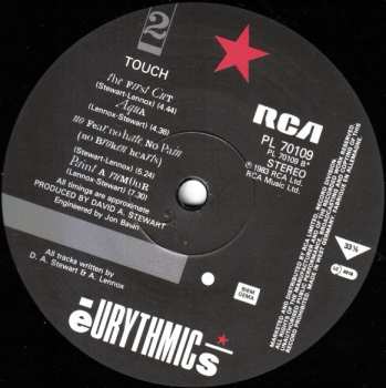 LP Eurythmics: Touch