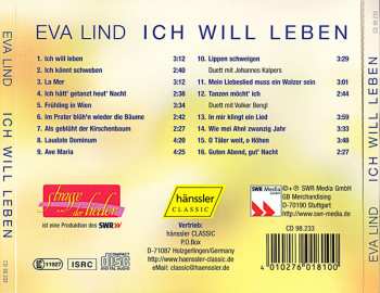 CD Eva Lind: Ich Will Leben