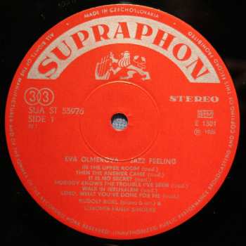 LP Eva Olmerová: Jazz-Feeling