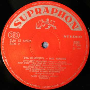 LP Eva Olmerová: Jazz-Feeling