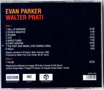 2CD Evan Parker: Hall Of Mirrors / Pulse