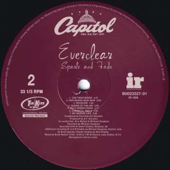 LP Everclear: Sparkle And Fade DLX