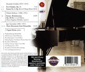 CD Igor Stravinsky: Sonata No. 3 & Five Preludes / Sonata Reminiscenza / Three Movements From Pétrouchka