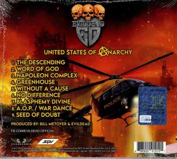 CD Evildead: United States Of Anarchy DIGI