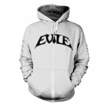 Merch Evile: Mikina so zipsom Hell Unleashed (white)