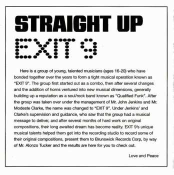 CD Exit 9: Straight Up LTD