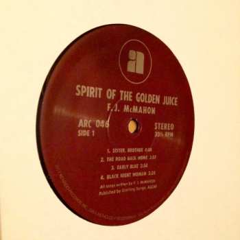 LP F. J. McMahon: Spirit Of The Golden Juice