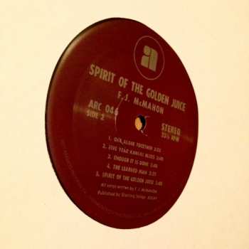 LP F. J. McMahon: Spirit Of The Golden Juice