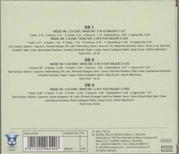 3CD Franz Schubert: Masses No. 2, 3, 5, 6 / Messen Nr. 2, 3, 5, 6